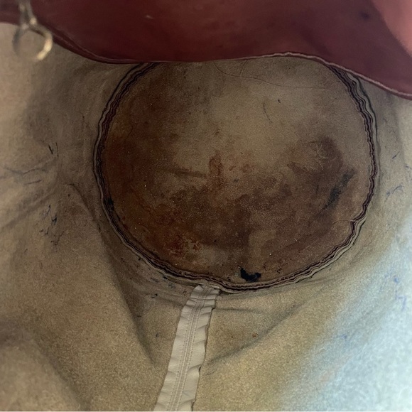 Vintage Coach Spectator Drawstring Duffle Shoulder Bag Brown Cream RARE - Picture 6 of 13